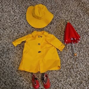 Yellow Raincoat Costume Set for Kids